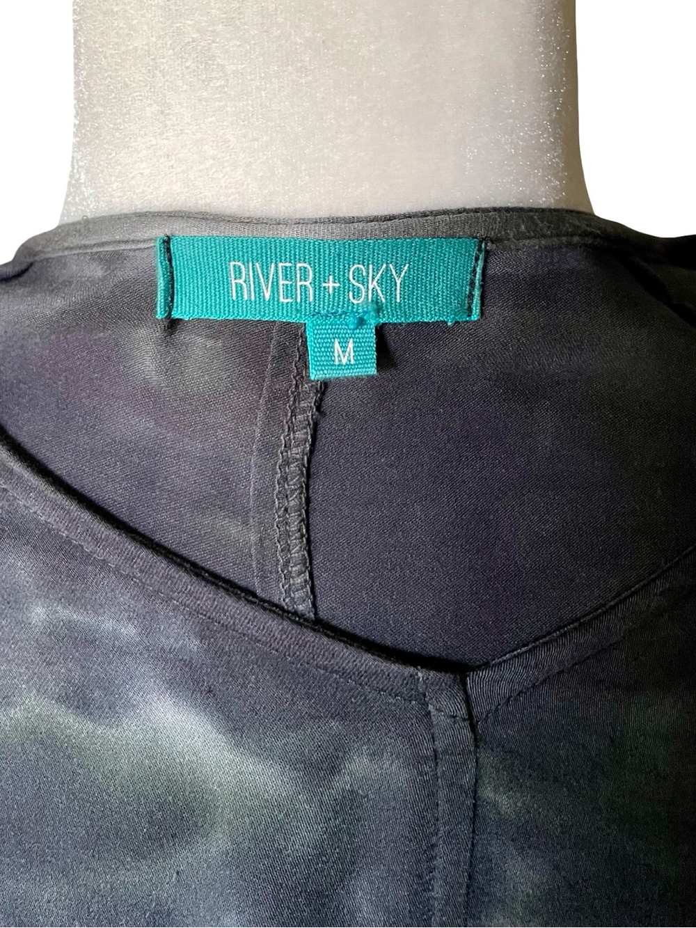 River + Sky Brooklyn Tie Dye V-Neck Dress - Picture 3 of 6